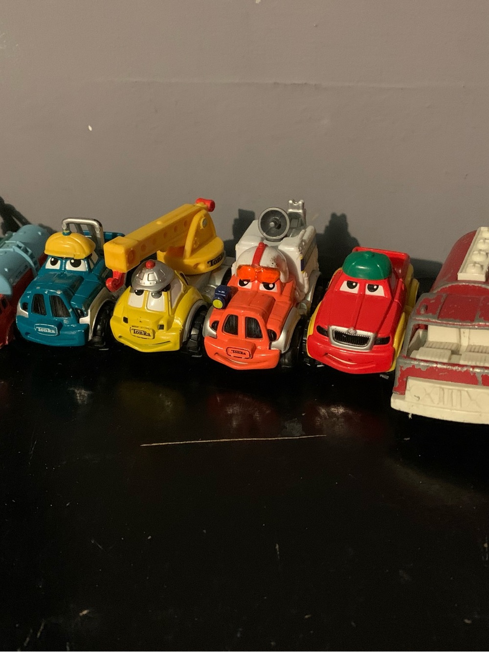 Lot Of 8 Vintage Diecast Tonka Disney Toy Cars Vehicles